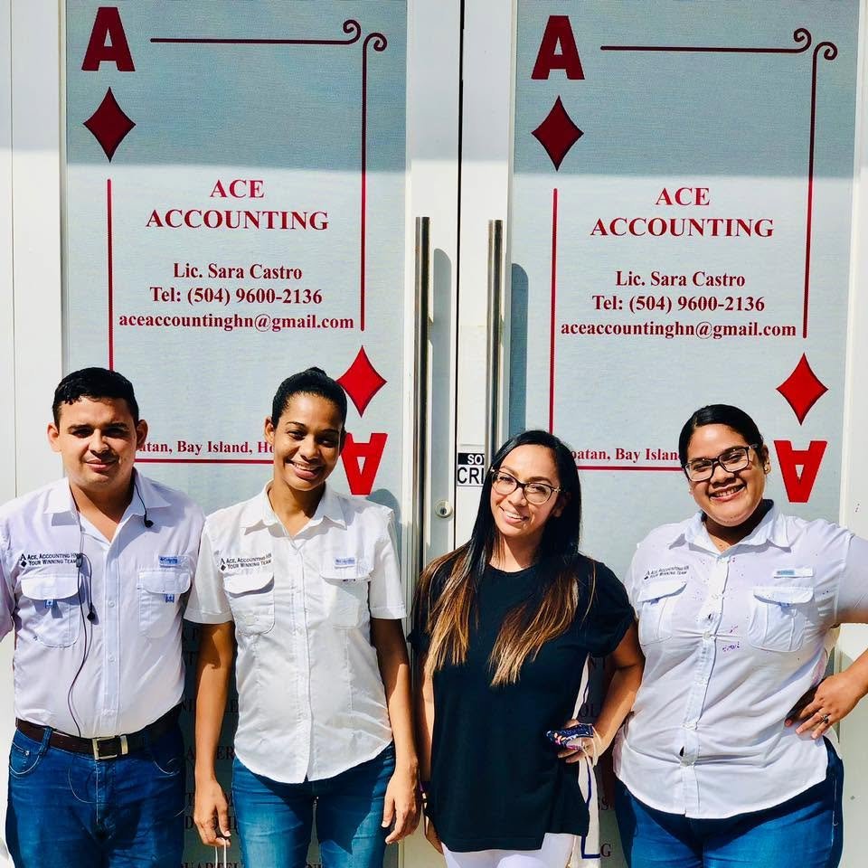 Ace Accounting team outside the office, shared by the business in September 2022