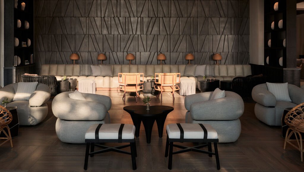 Lounge seating at Vos Cafe and Bar